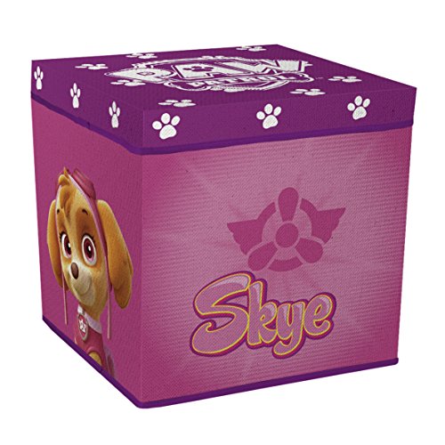 ARDITEX PW11147 - Taburete contenedor, 30 x 30 x 30 cm, diseño Paw Patrol La Patrulla Canina