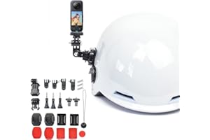 FOTOLEEY Accessoire de caméra d'action Support de Casque pour Insta360 X4, X3, One RS, Ace Pro