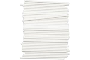 LAMXD Lot de 100 bâtonnets en papier pour décoration de gâteau - Longueur 7,3 cm