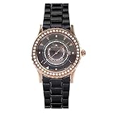 Stella Maris Damen-Armbanduhr Analog Quarz Premium Keramik Diamanten - STM15Z4