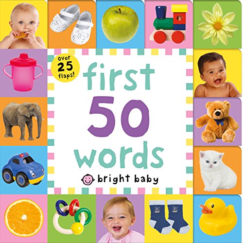 Lift-The-Flap Tab: First 50 Words (Bright Baby) Lift-The-Flap Tab: First 50 Words (Bright Baby)