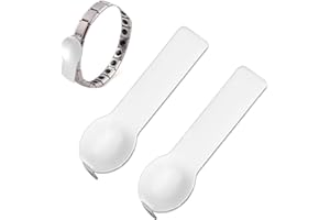 Bwetomk 2pcs Double-Sided Italian Bracelet Link Tools, 9mm Italian Charm Opening Tool Thumb Style Stainless Steel Bracelet Helper Tool Metal Jewelry Openers for Nomination Adding and Removing Charms