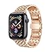 Produktbild HUAIX Home Uhren Digital, Loop Legierung Link Armband Uhrenarmband für Apple Watch Series 4 40MM (Color : Rose Gold)