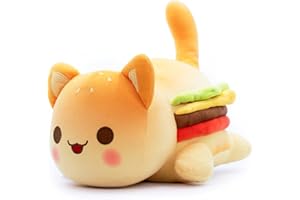 kingtime MeeMeows Cat Plushies,Cat Plushies,Aphmau Meemeows Plush,Aphmau Plushies,MeeMeows Cat Plush,Cat Food Plushies Cat Mee Meow,Cute Anime Cartoon Cat Stuffed Animal Figure Toy Plush Pillow Gift