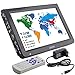 Price comparison product image HD Portable TV 10 Inch Digital and Analog LED TV Multimedia Player Support TF Card/USB / Audio Car TV DVB-T DVB-T2 for Car, Outdoor Or Home,Black,Europeanplug
