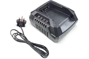 Hyundai 40v Garden Machinery Charger, 40v Lithium-ion Battery Charger, 80 Min Charge Time, 3 Year Warranty