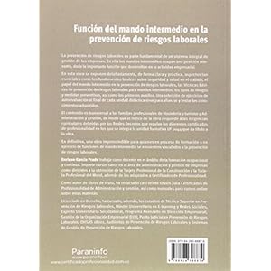 Función del mando intermedio en la prevención de riesgos laborales (Cp - Certificado Profesionalidad)
