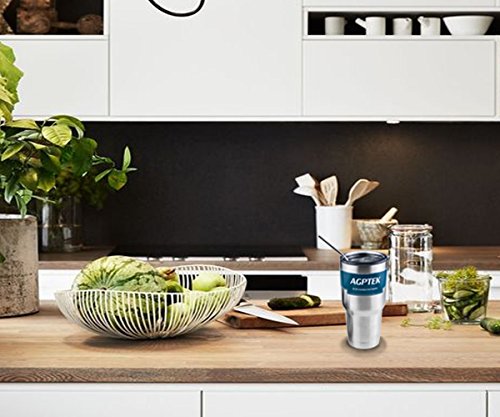 Edelstahl Thermobecher Mobil Isolierbecher 30 Oz Thermotasse Eiswasser und Heißwasser halten, von AGPtek - 5
