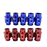 Color: azul o rojo KEYWORD3: se adapta a 1/8 NPT TEMP manguera KEYWORD2: se adapta a 1/8 NPT TEMP Manguera KEYWORK1: ajuste 1/8 NPT TEMP manguera tipo: adaptador