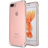 KZY İletişim iPhone 7 Plus ile uyumlu ile Uyumlu Kapak Şeffaf Airbag Antishock K&ouml;şe Korumalı Silikon Kılıf