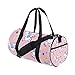 Produktbild TIZORAX Cartoon Pegasus Sterne pink Fitnessraum Duffle Bag Drum Tote Reisetasche Rooftop Rack Tasche