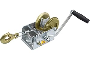 TOPEX Treuil manuel câble de 10 mètres en acier.