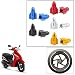Vheelocityin Bullet Shape Multicolor Tyre Valve Cap (set of 2) For Tvs Wego RS.99.00