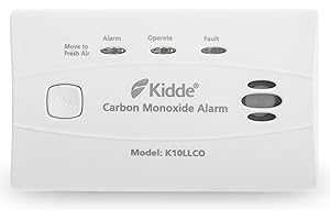 Kidde 10LLCO Ten Year Life Carbon Monoxide Alarm with Sealed Longlife Battery
