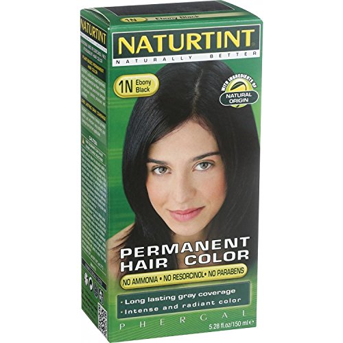 Naturtint+Permanent+Natural+Hair+Colour+1N+Ebony+Black+170ml
