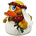 Produktbild HC-Handel 916689 Badeente Bea Braut Gummiente 8 cm
