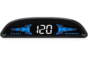 AMHVMU G2 Speedometer Car MPH - Digital Speedometer for Car with GPS-Style Fatigue Alert & Overspeed Warning Auto Dimming hud Heads Up Display