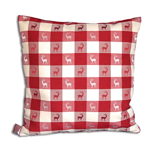 Kissen Karo Rot - SeGaTeX home fashion 1 Kissenhülle Karo