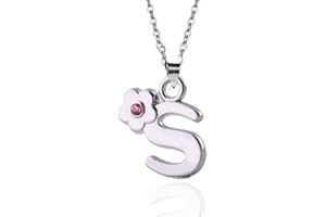 JennyWrenJewels Initial Letter A-Z Pendant Necklace | Gifts for girls birthday, christmas, party | Jewellery Gift for daughter, niece, friend, sister