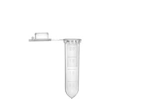 MUHWA 2ml Microcentrifuge Tubes, 500pcs Graduated Micro Test Tubes with Snap Cap, Rounded Microtube Sample Vial for Laboratory (Clear)