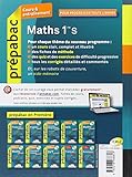 Image de Maths 1re S - Prépabac Cours & entraînement: Cours, méthodes et exercices - Première S