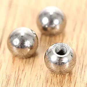 Generic 10Pcs M4 Threaded Stainless Steel Ball 0. 39