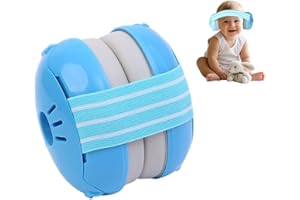 KUWUNG Baby Ear Defenders, 0-36 Months Baby Noise Cancelling Headphones, Babies Earmuffs Hearing Protection, Toddler Ear Muffs with Soft Cushion and Adjustable Headband, Sleep Travel Essentia