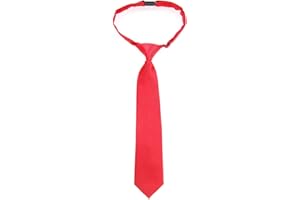 Retreez - Cravatta per ragazzi pre-annodata, tessuto in microfibra – vari colori