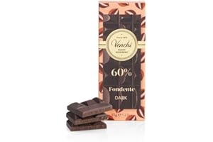 Venchi - Mini Tavoletta di Cioccolato Fondente 60%, 30 g - Senza Glutine - Vegano