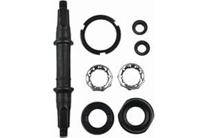 EpheyFIF Cycling Experience Bicycle Bottom Bracket Axle Kit Bicycle Performance Square Hole Bottom Bracket Axle Kit Including All Necessary Components For Functionality