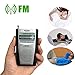 Price comparison product image JIANGfu Portable Radio Mini AM/FM Telescopic Antenna Radio Pocket World Receiver (Sliver, A)