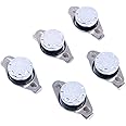DollaTek 5-Pack KSD301 100 Degrees Centigrade Thermostat Thermal Control Switch 250V 10A Normally Closed NC Thermostat Temperature Switch