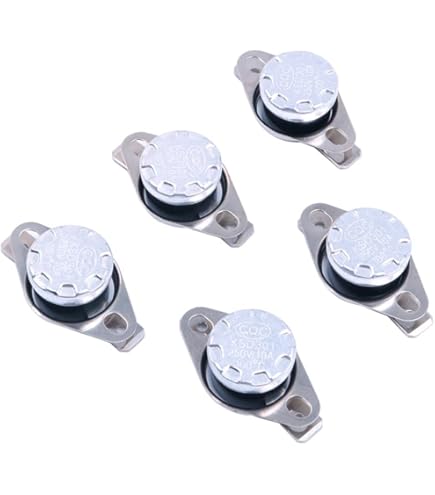Sourcing Map Thermostat Température Thermique Contrôle Interrupteur KSD301 45°C/113℉ NC 4Pcs