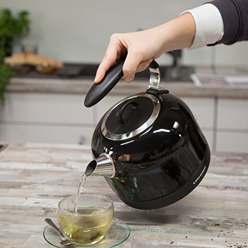 Ultratec Wasserkocher im Retro-Design, kabellos mit Kontrollleuchte, 1,7 l, 2.200 Watt - 7