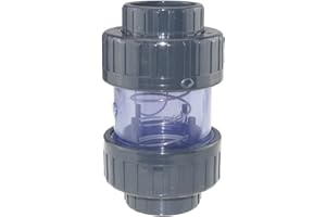 Generisch Clapet anti-retour Plimat en PVC transparent 50 mm