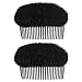OMYGOD Hair style beehive bump foam shaper comb - black - 9cm x 6cm x 5.5cm
