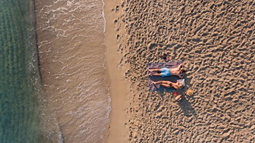 Sowel® Strandtuch XXL für Paare, Partnerstrandtuch, Partnerbadetuch aus 100% Baumwolle, Frottee, Größe 160 cm x 200 cm, Mehrere Farben - 3