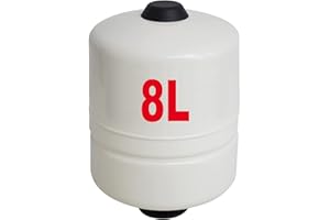 AMUR Vaso di espansione 8L Serbatoio a pressione per pompa Controllo pompa Caldaia a membrana Serbatoio a pressione per controllo pompa INVERTER, monitor di flusso