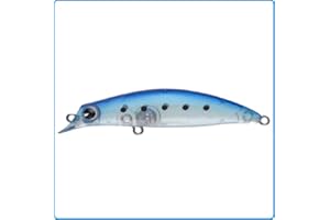 IMA Señuelo artificial Sasuke 75SK SHAD 75 mm 8 g 008 Pesca Spinning lubina, Black Bass