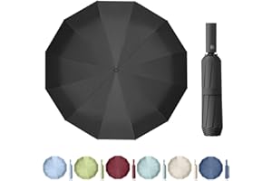 Maibar Umbrella Windproof Strong 24 Ribs Compact Umbrellas Sun UV Protection spf 50 Folding Travel Large Auto Open Close Umbrellas Umbrella
