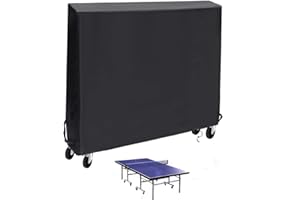 Landrip Funda para Mesa de Ping-Pong Exterior, Impermeable Funda de Mesa de Tenis de Mesa, 420D Oxford Cubiertas de Mesa de P