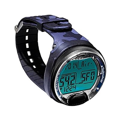 Cressi Leonardo Ordinateur de plongée pour air/Nitrox et profondeur Couteau Modi - WEEE NR. DE 13961704, camouflage