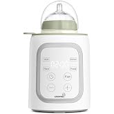 GROWNSY Baby Bottles, Fast Heating and Adjustable Temperature | 10 in 1 with soft water bath, defrost, warm keep, steam and a