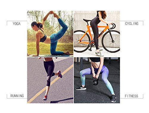 Doris Boutique FU – Hochwertige Mode gedruckte Yoga Workout Stretch Leggings Patterned Hosen - 7