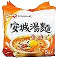 Nongshim Ansung Noodle Soup Mild Spicy Soybean Paste Flavour, 5 Pack, 22.05 oz ℮ 625 g