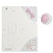 Produktbild spritech (TM) 3D Handmade Bling Diamond Design Fit Schutzhülle Folio Ständer PU-Leder Smart Schutzhülle, weiß, iPad 2/iPad 3/iPad 4
