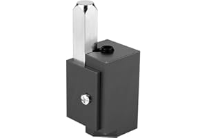 KSVS Hinge Recess Squaring Corner Chisel, Quickly Square Up Rounded Corners, Mortises, Door Installation, Framing, Woodworking Wood Chiseling Tool Round Recess (Black)