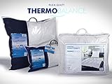 Thermo Balance – erstklassige Kopfkissen oder Kassettenbett – geprüft nach Öko-Tex Standard 100 – mit besonders schöner Verpackung – bestens geeignet für Reisen und zum platzsparendem Verstauen, Kopfkissen [80 x 80 cm] - 9