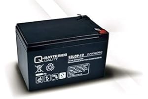 Q-BATTERIES UALITY Solarbatterie Akku Quality-Batteries 12 LC-12/ 12V-13 Ah AGM-Deep Cycle