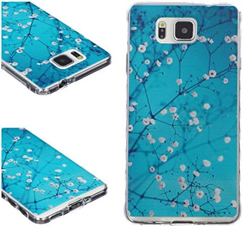 RoseMann Soft TPU Silicone Back Case Cover for Samsung Galaxy Alpha G850